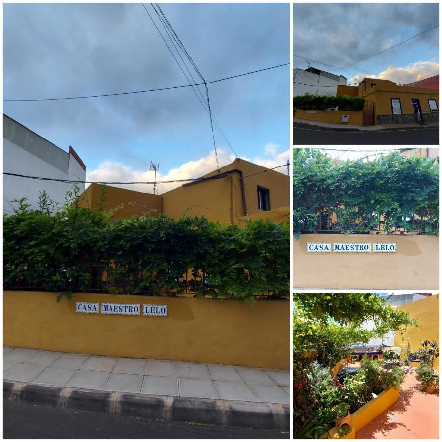 Casa Maestro Lelo - Acogedora Casa Rural Canaria Con Patios Y Jardines De Flores لاس بالماس دي غران كاناريا المظهر الخارجي الصورة